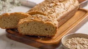 Pão de aveia de liquidificador