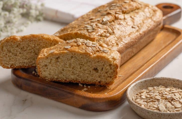 Pão de aveia de liquidificador