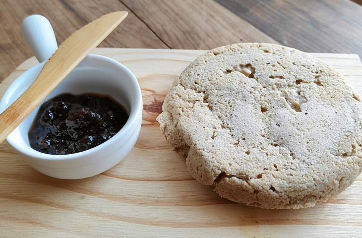Pão de aveia fit de frigideira