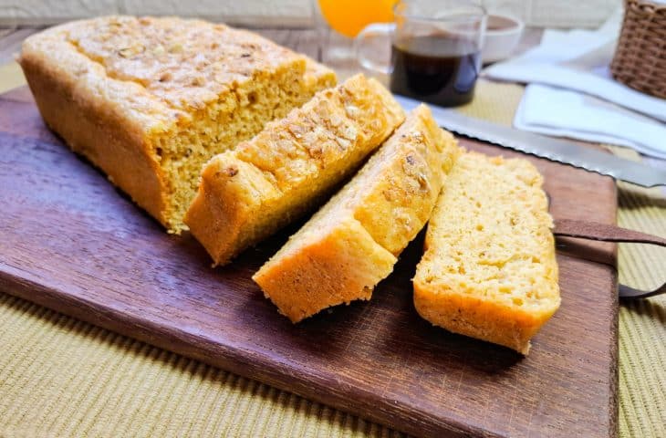 Pão de aveia sem glúten