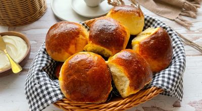 Pão de batata na air fryer