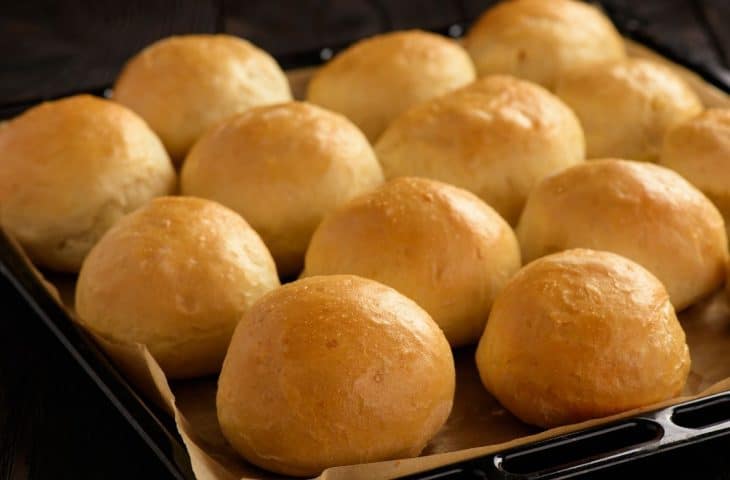 Pão de batata recheado na airfryer