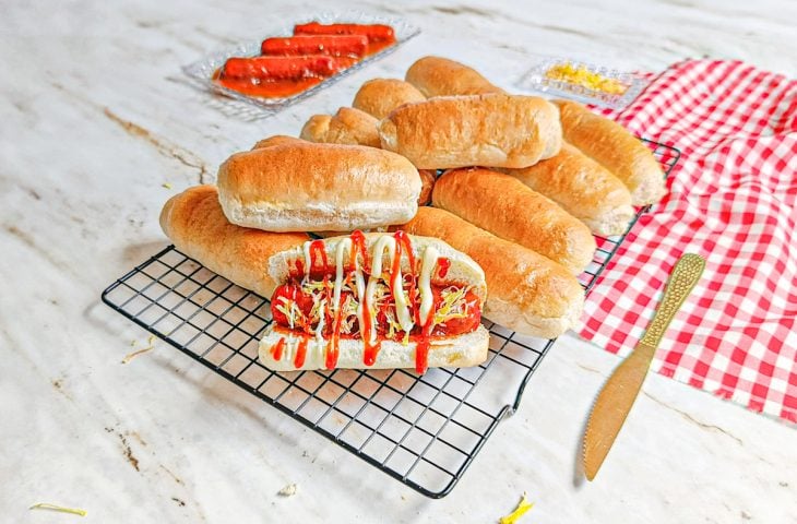 Pão de cachorro-quente