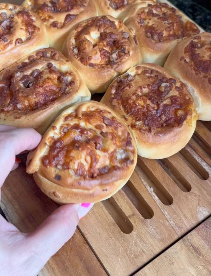 Pão de calabresa na airfryer