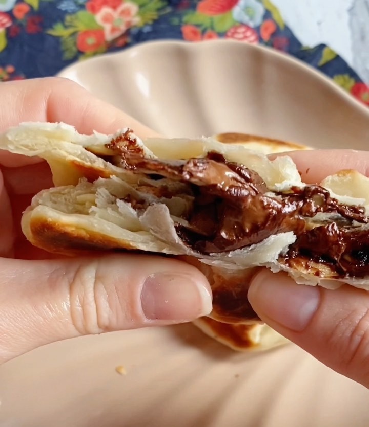 Pão de chocolate com amêndoas