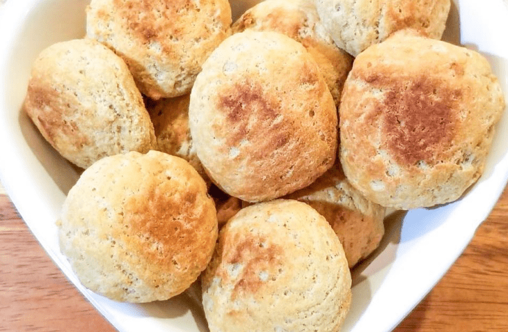 Pão de farinha de coco