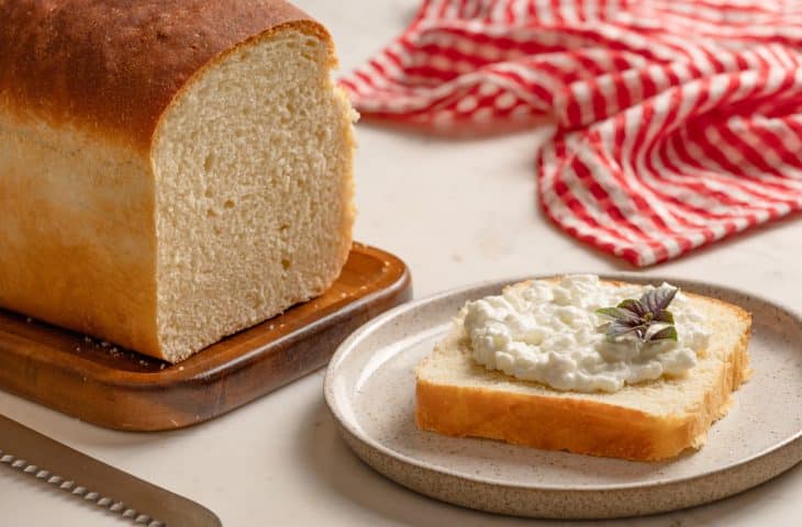 Pão de forma caseiro