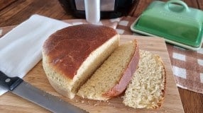 Pão de forma fácil na air fryer