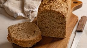 Pão de forma integral caseiro