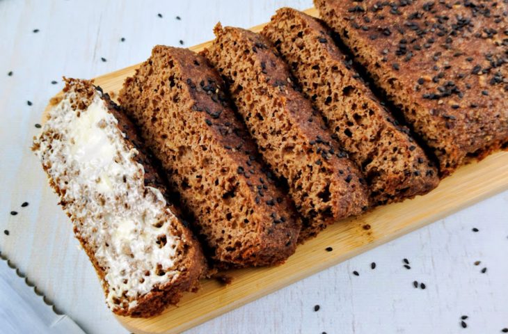 Pão de forma low carb