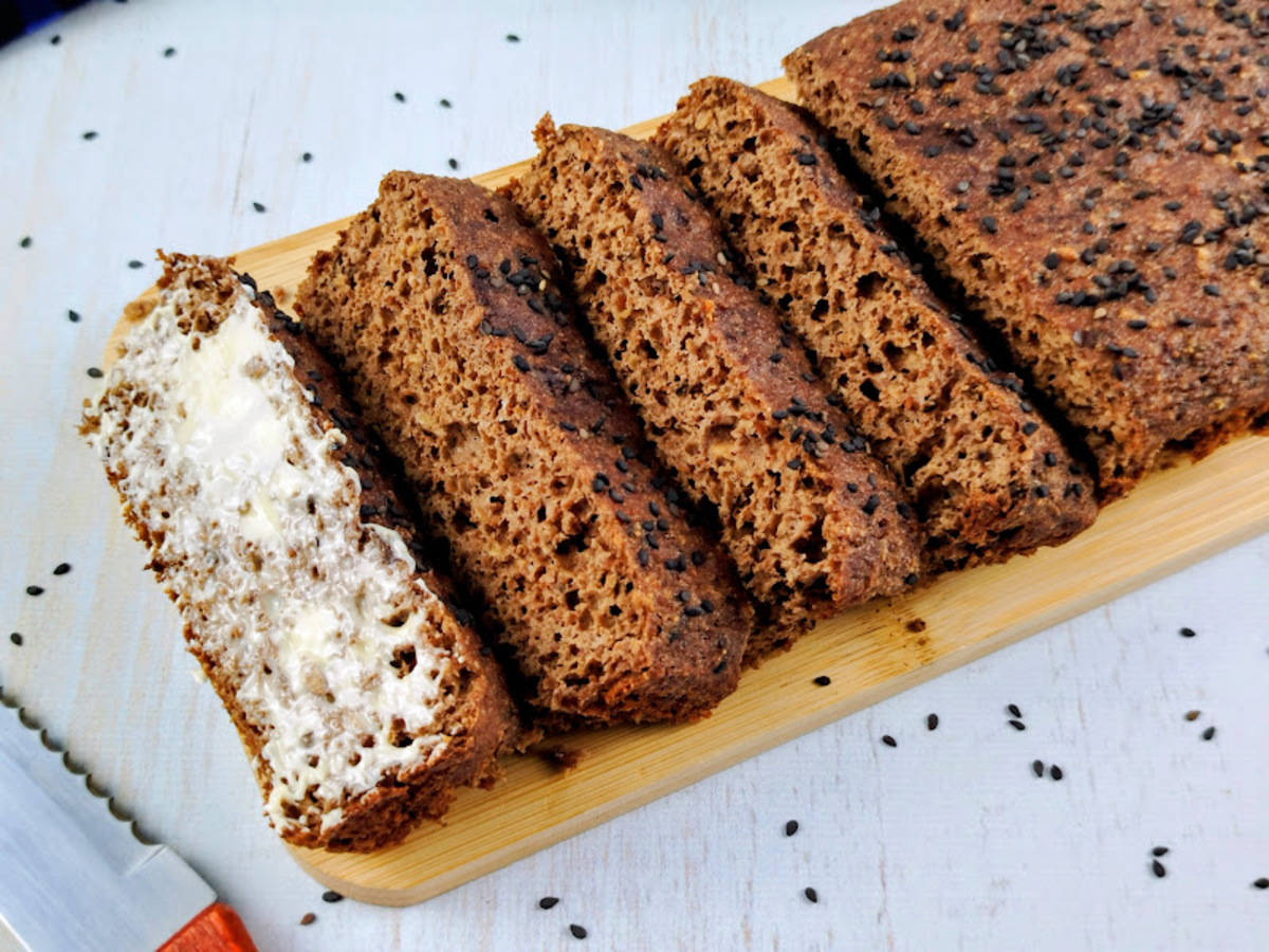 Pão de forma low carb