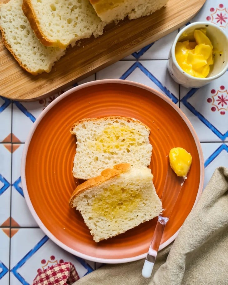 Pão de forma sem glúten