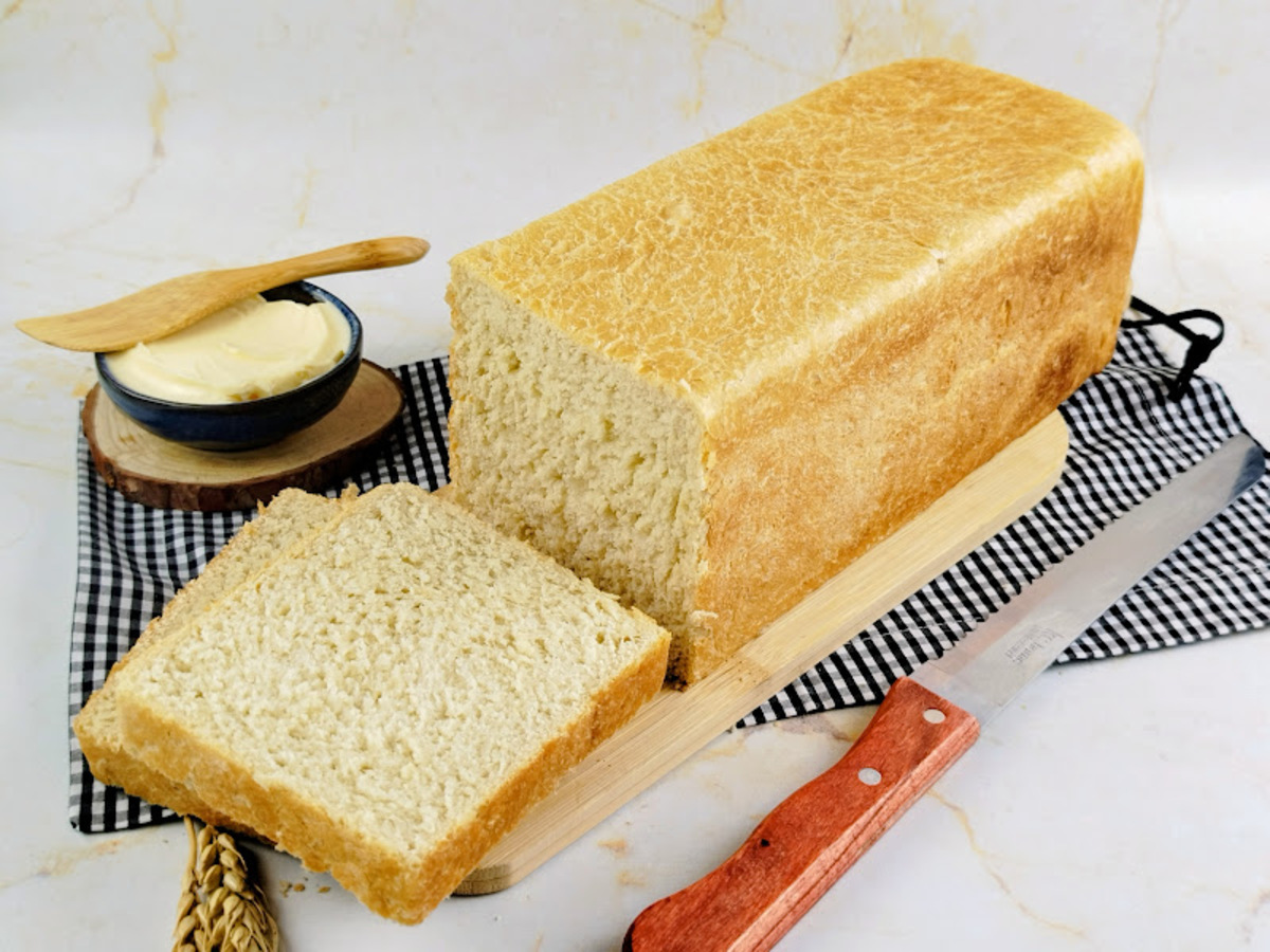 Pão de forma simples