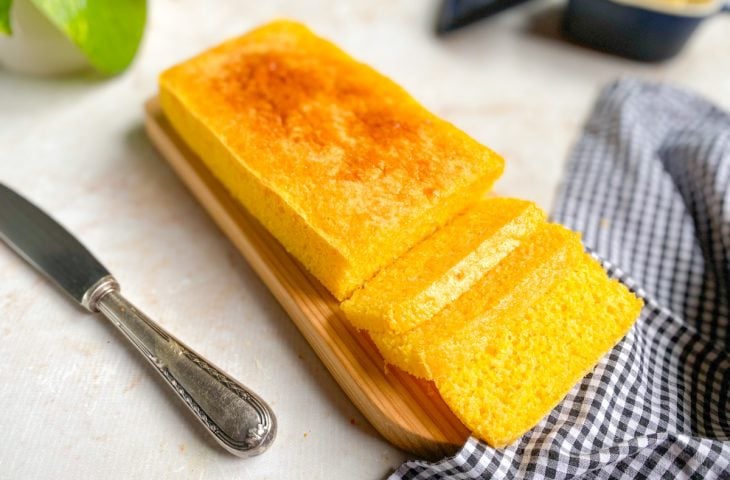 Pão de fubá de liquidificador sem glúten