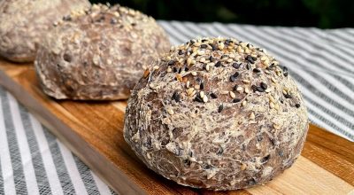 Pão de hambúrguer multigrãos