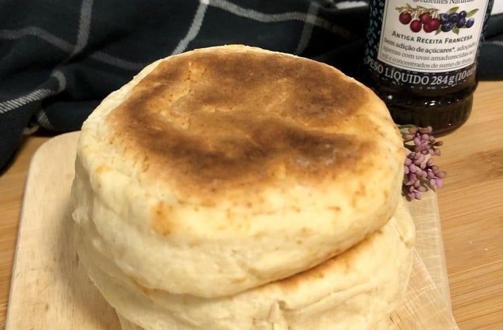 Pão de iogurte de frigideira