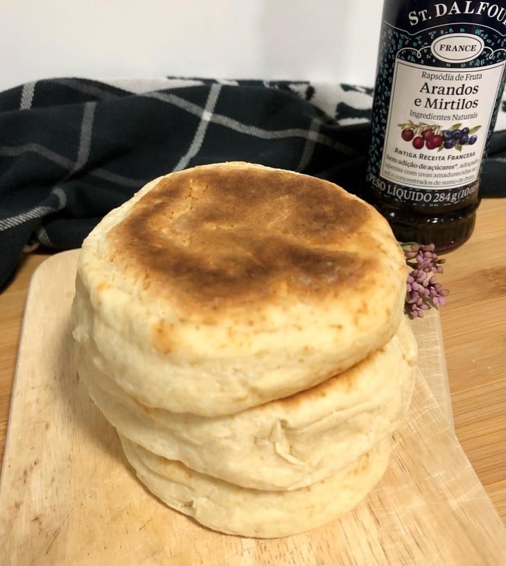 Pão de iogurte de frigideira