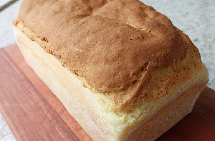 Pão de leite de coco sem glúten