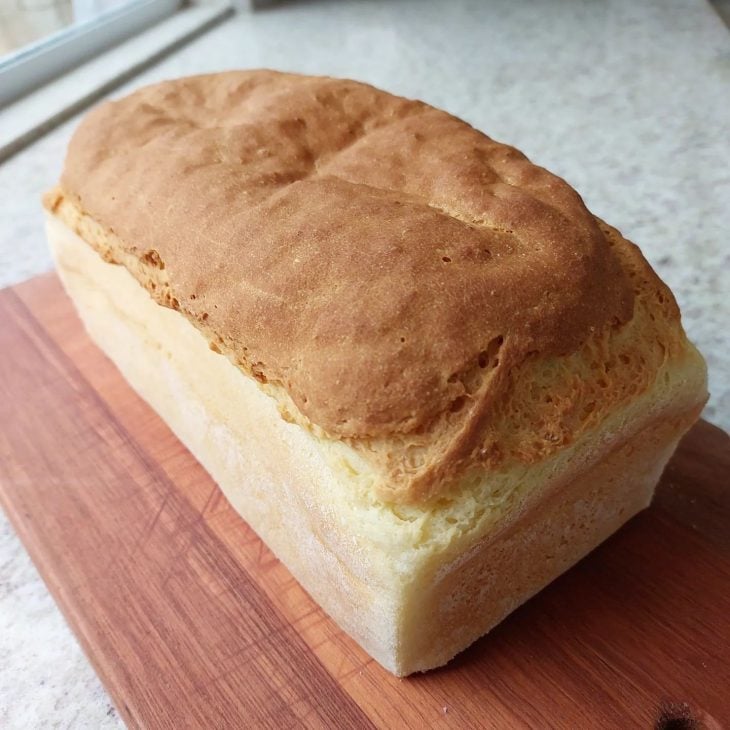 Pão de leite de coco sem glúten