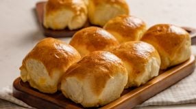 Pão de leite na air fryer