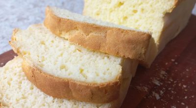 Pão de mandioca crua sem glúten