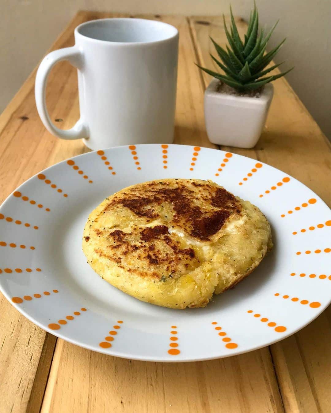 Pão de mandioca de frigideira