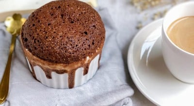 Pão de mel fit de micro-ondas