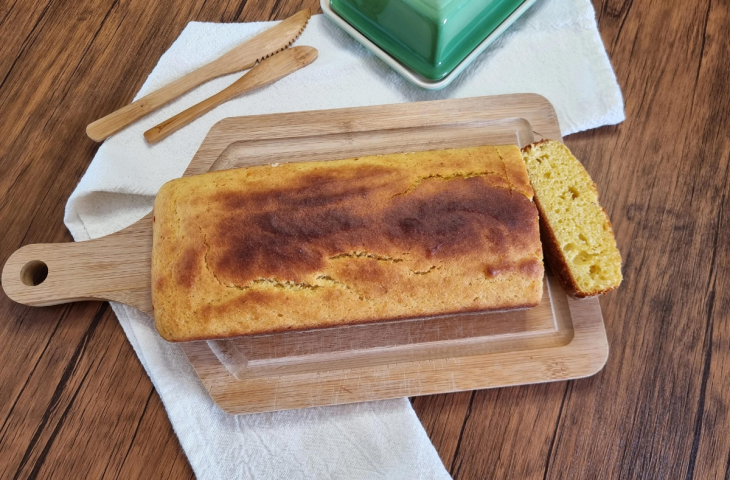 Pão de milho sem glúten