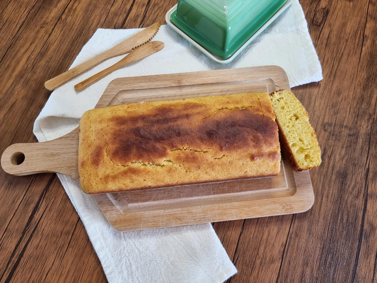 Pão de milho sem glúten