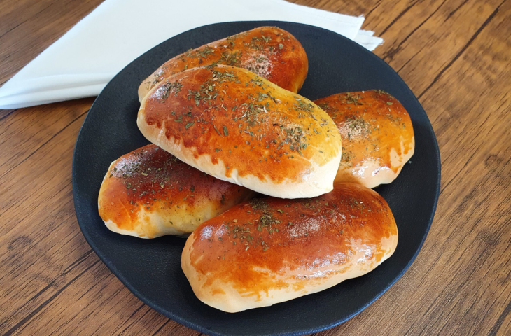Pão de minuto recheado