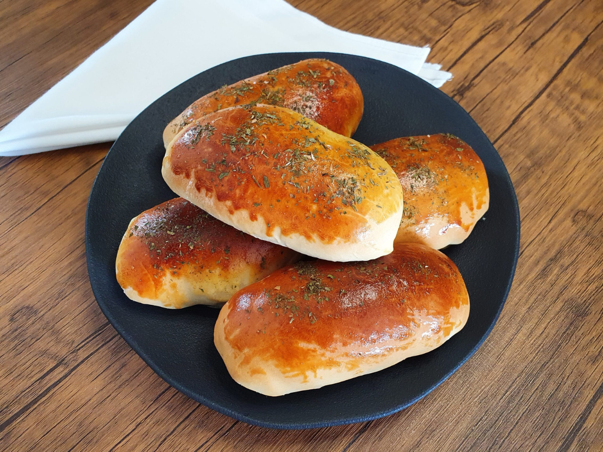 Pão de minuto recheado
