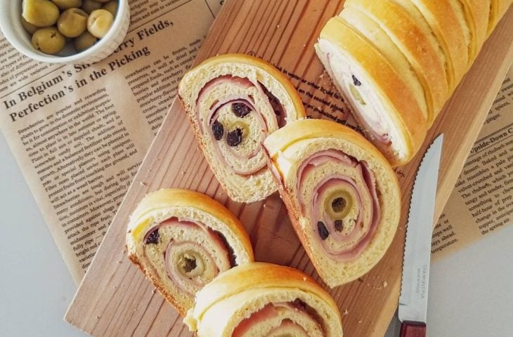 Pão de presunto venezuelano