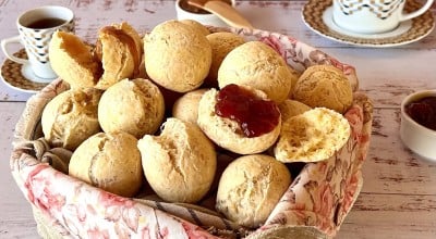 Pão de queijo com aveia