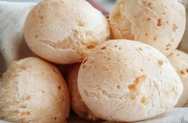 Pão de queijo com polvilho doce