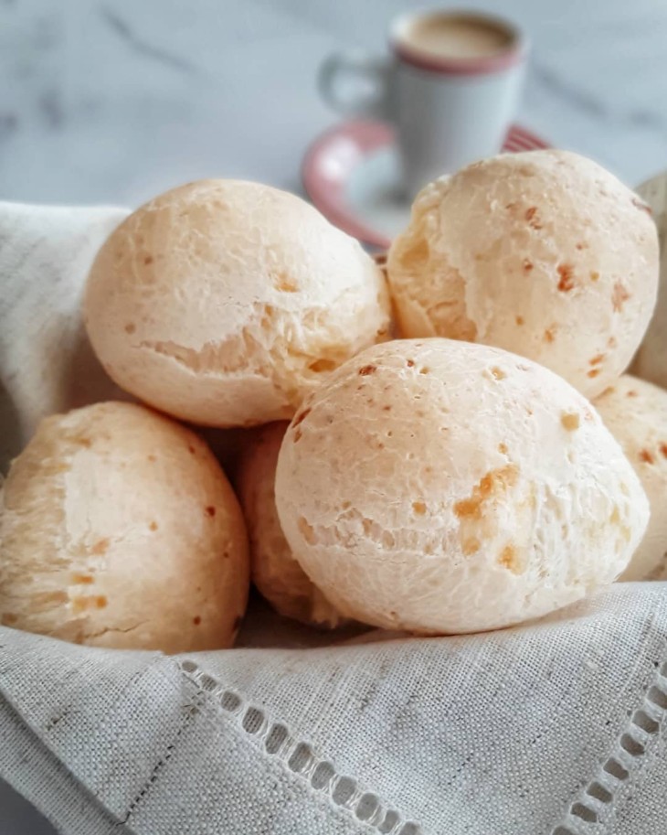 Pão de queijo com polvilho doce