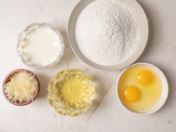 Ingredientes da receita.