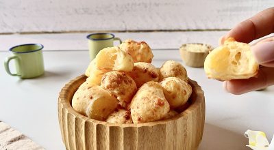 Pão de queijo de tapioca na air fryer