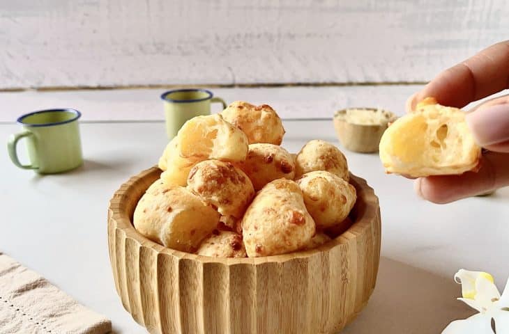 Pão de queijo de tapioca na air fryer