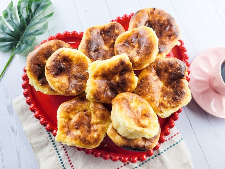 Pão de queijo Dukan finalizado.