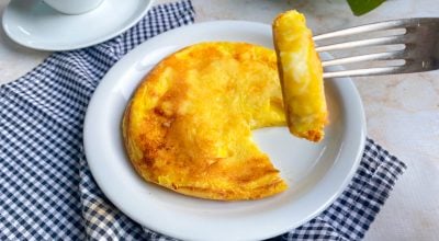 Pão de queijo fit de frigideira