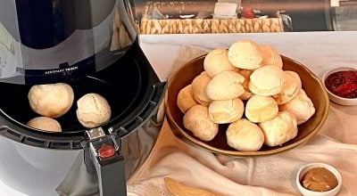 Pão de queijo na airfryer