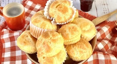 Pão de queijo no liquidificador