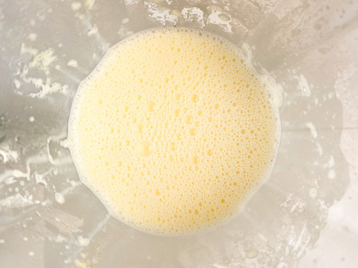 massa de pão de queijo no liquidificador