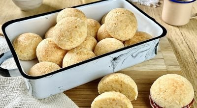 Pão de queijo sem ovo