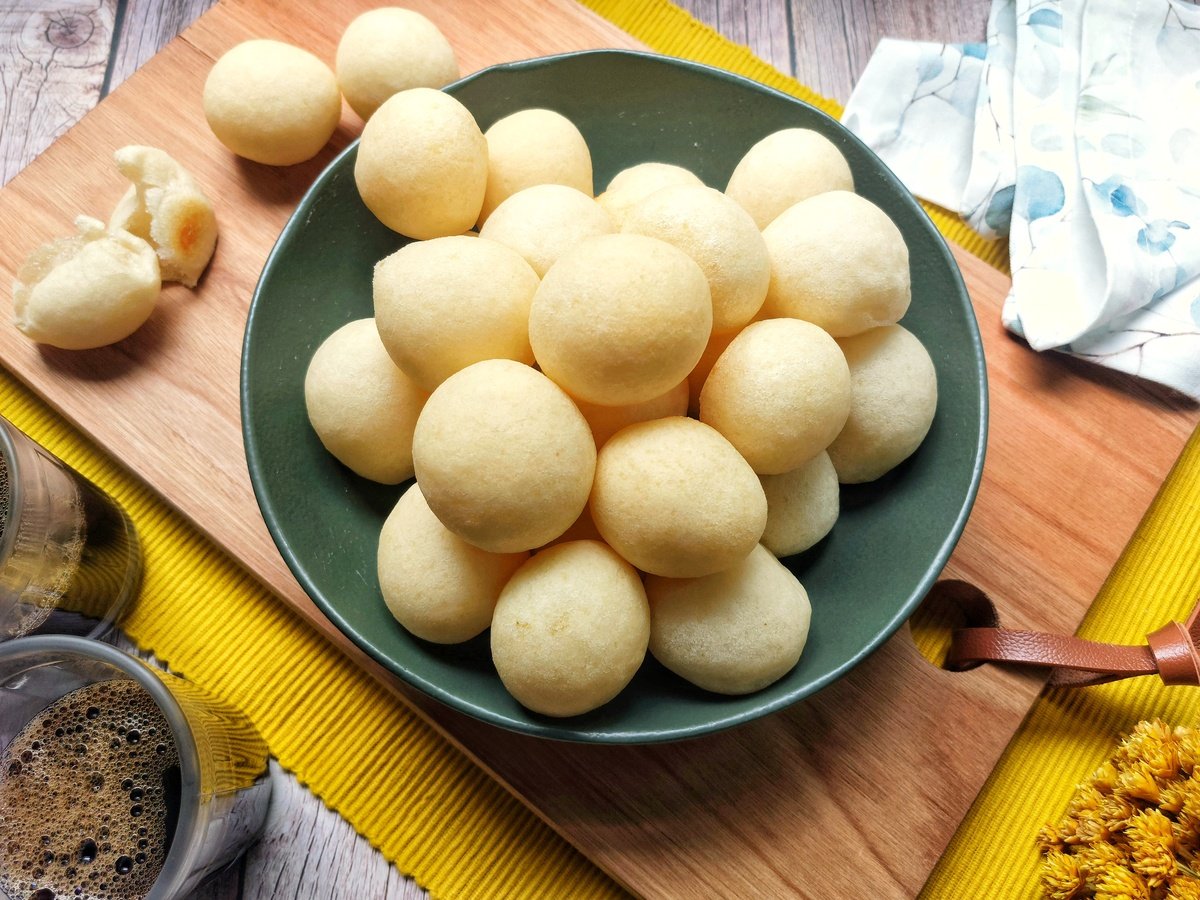 Pão de queijo vegano