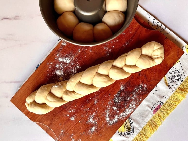 Pão doce com creme - Passo a Passo