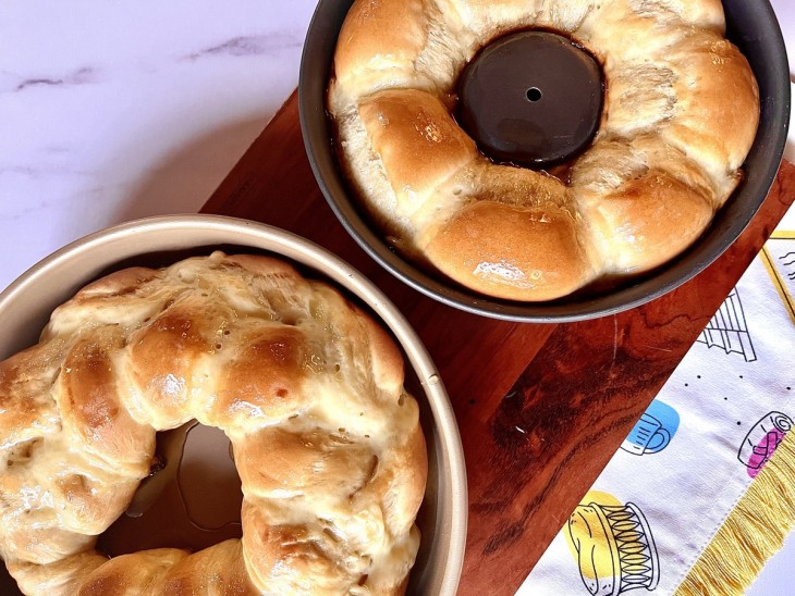 Pão doce com creme - Passo a Passo