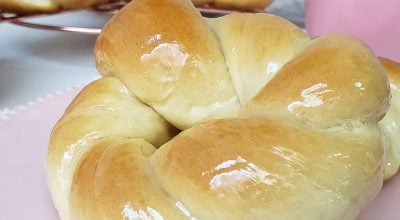 Pão doce trançado