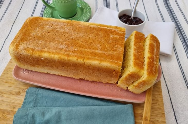 Pão fácil sem glúten e lactose