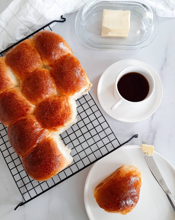 Pão fofinho de mandioca